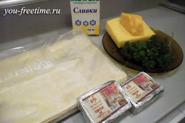 Как приготовить слоёный пирог с сыром